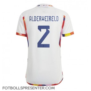 Belgien Toby Alderweireld #2 Borta Matchtröja VM 2022 Kortärmad